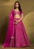 Crepe circular lehenga choli in Magenta colour 71004