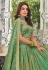 Organza floral lehenga choli in Sea green colour 7423
