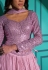 Georgette a line lehenga choli in Pink colour 7109