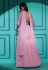 Georgette a line lehenga choli in Pink colour 7109