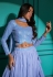 Georgette a line lehenga choli in Sky blue colour 7108