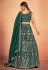 Georgette readymade circular lehenga choli in Green colour 65004