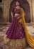 Viscose circular lehenga choli in Purple colour 106