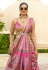 Silk circular lehenga choli in Pink colour 13RL