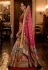 Silk circular lehenga choli in Pink colour 1152