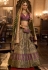 Silk circular lehenga choli in Purple colour 1156