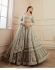 Bollywood Model Grey embroidered designer lehenga choli