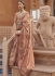 Peach Organza Party Wear Digital Printed Saree RANGMANCH 794