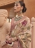 Cream Organza Party Wear Digital Printed Saree RANGMANCH 803