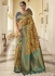 Yellow Silk Wedding Wear Digital Printed Saree THEKANCHI 6701
