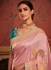 Pink Dola Silk Wedding Wear Embroidery Work Saree MAHARANI 186