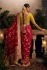 Red silk festival wear saree 242