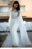 Bollywood Model Pure organza white color saree