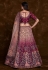 Purple art silk a line lehenga choli 75002