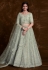 Pista green organza a line lehenga choli 75003