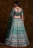 Green art silk a line lehenga choli 75005