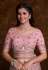 Pink net a line lehenga choli 75013