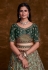 Green art silk a line lehenga choli 75015