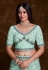 Sea green net a line lehenga choli 75024
