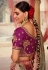 Purple banarasi silk lehenga choli 10252