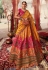 Mustard banarasi silk wedding lehenga choli 10253