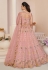 Pink net lehenga choli 87005