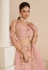 Pink net lehenga choli 87005