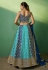 Blue georgette lehenga choli 85006