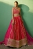 Magenta georgette lehenga choli 85001