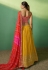 Yellow georgette lehenga choli for women 85011