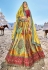 Light green banarasi silk wedding lehenga choli 7105