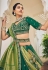 Green viscose lehenga choli for wedding 179718