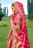 Pink silk circular lehenga choli for wedding 6510