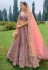 Lavender silk wedding lehenga choli 6503