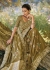 Mehandi Green banarasi silk wedding wear saree 7306