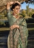 Dark Green banarasi silk wedding wear saree 7308