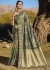 Dark Green banarasi silk wedding wear saree 7308