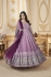 Georgette Anarkali gown dress in Lavender Pink colour 5012