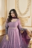 Georgette Anarkali gown dress in Lavender Pink colour 5012