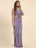 Stitched Saree with blouse in Lavender colour 102073C