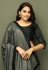 Grey konark sik designer saree with blouse SV212