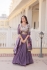 Lavender faux georgette a line lehenga choli LW7103