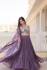 Lavender faux georgette a line lehenga choli LW7103