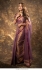Bollywood Hina Khan inspired silk wedding saree pink color