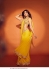 Bollywood Shilpa Shetty Inspired mirror blooming georgette saree in yellow
