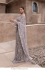 Bollywood Model net sequins designer saree in Grey