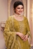 Prachi Deasi silk pakistani suit in Mustard colour 68734