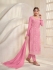 Prachi Deasi chinon pakistani suit in Pink colour 68462
