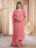 Prachi Deasi chinon pakistani suit in Peach colour 68464