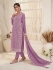 Prachi Deasi chinon pakistani suit in Lavender colour 68466